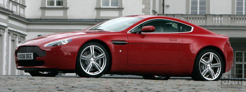   Aston Martin V8 Vantage Fire Red - 2008 - Car wallpapers