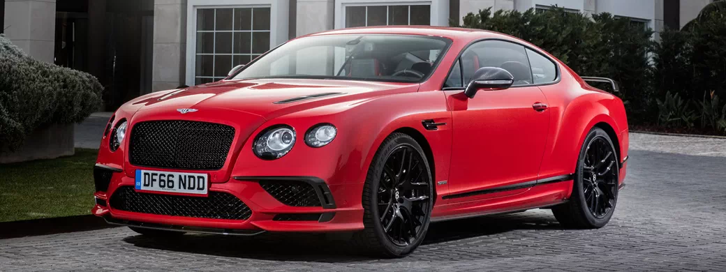   Bentley Continental Supersports (St James Red) - 2017 - Car wallpapers