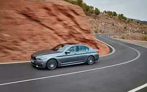 Обои автомобили BMW 540i Sedan M Sport - 2017