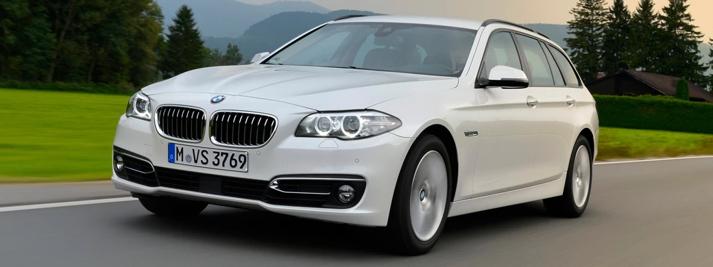 Обои автомобили BMW 520d Touring Luxury Line - 2014 - Car wallpapers