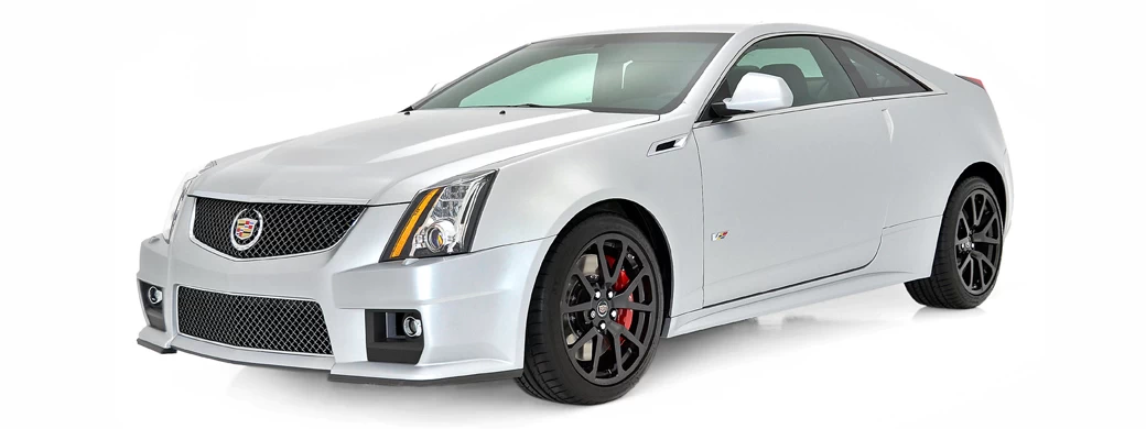   Cadillac CTS-V Coupe Silver Frost Edition - 2013 - Car wallpapers