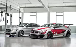 Обои автомобили Mercedes-Benz CLA45 AMG Racing Series - 2013