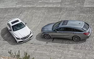 Обои автомобили Mercedes-Benz CLS63 AMG S-Model Shooting Brake - 2014