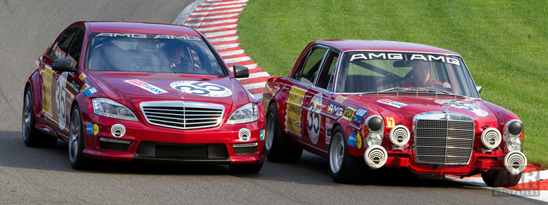   Mercedes-Benz S63 AMG Thirty-Five meets 300 SEL 6.8 AMG - 2010 - Car wallpapers