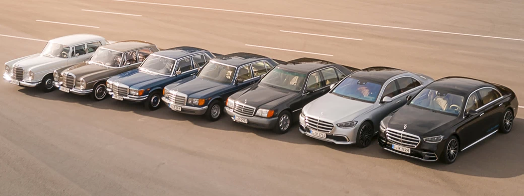 Обои автомобили Mercedes-Benz S-class Historic model range - 2020 - Car wallpapers