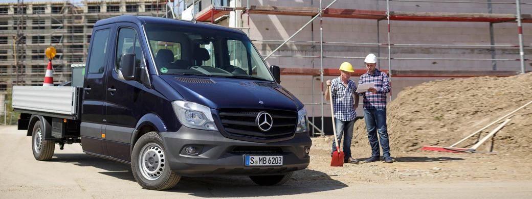   Mercedes-Benz Sprinter Double Cab Flatbed - 2013 - Car wallpapers