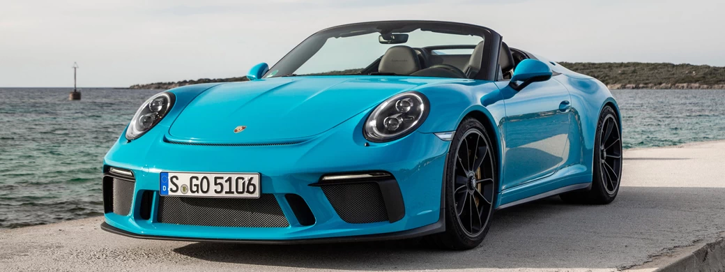   Porsche 911 Speedster (Miami Blue) - 2019 - Car wallpapers