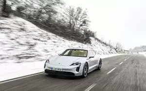Обои автомобили Porsche Taycan (Ice Grey Metallic) - 2021
