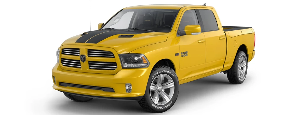   Ram 1500 Stinger Yellow Sport Crew Cab - 2016 - Car wallpapers