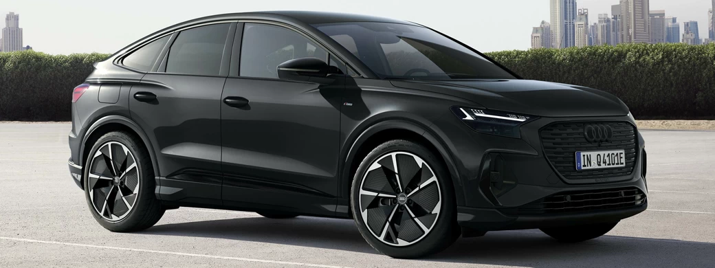   Audi Q4 Sportback e-tron S line Black Edition - 2023 - Car wallpapers