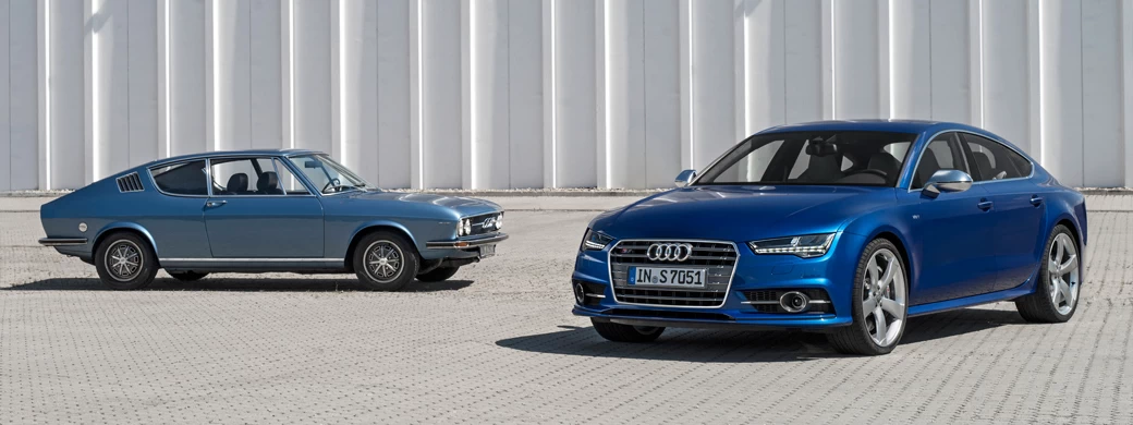   Audi 100 Coupe S and Audi S7 Sportback - 2014 - Car wallpapers