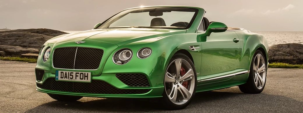   Bentley Continental GT Speed Convertible - 2015 - Car wallpapers