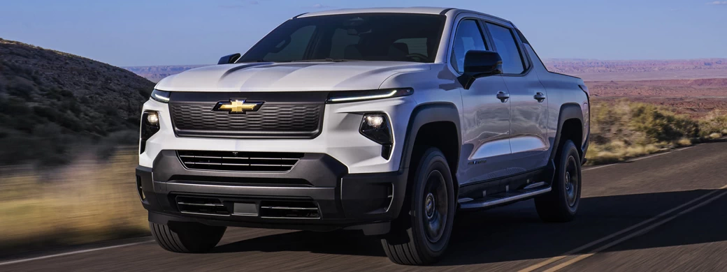   Chevrolet Silverado EV WT Crew Cab (Summit White) - 2023 - Car wallpapers