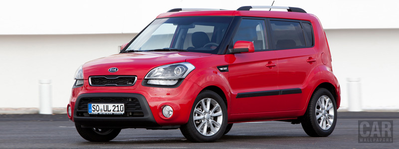   Kia Soul Red - 2011 - Car wallpapers