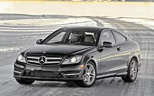   Mercedes-Benz C350 4MATIC Coupe US-spec - 2013