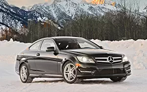   Mercedes-Benz C350 4MATIC Coupe US-spec - 2013