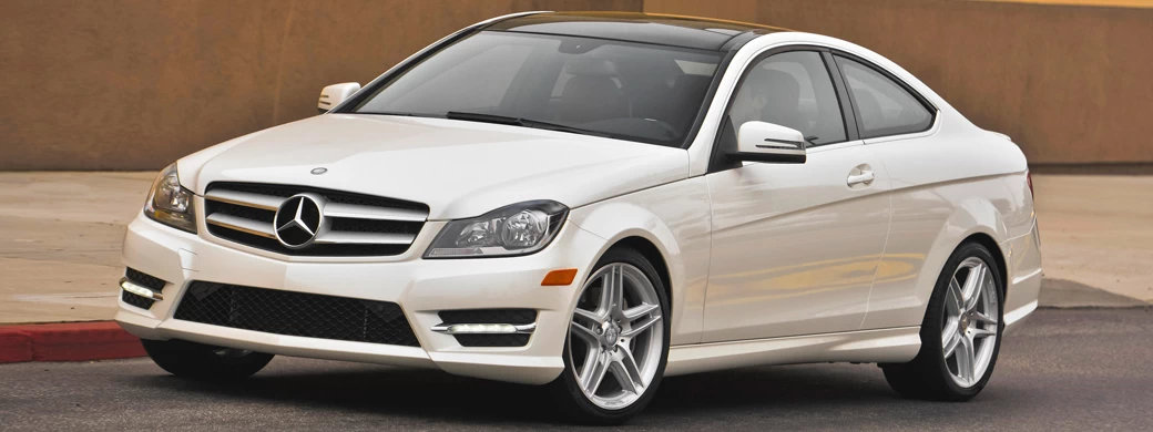   Mercedes-Benz C350 Coupe US-spec - 2013 - Car wallpapers