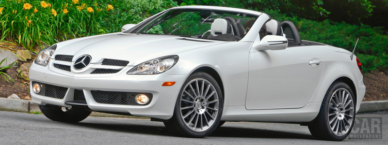   Mercedes-Benz SLK300 Diamond White Edition - 2009 - Car wallpapers