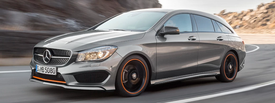   Mercedes-Benz CLA250 4MATIC Shooting Brake AMG Sports Package OrangeArt - 2015 - Car wallpapers