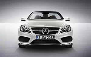 Обои автомобили Mercedes-Benz E350 BlueTEC Cabriolet AMG Sports Package - 2013