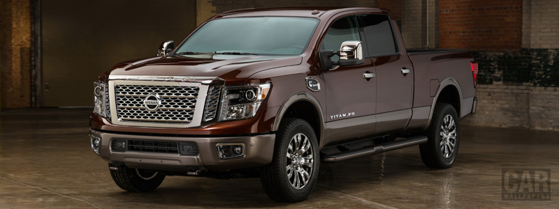   Nissan Titan Crew Cab XD Platinum Reserve - 2016 - Car wallpapers