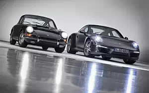   Porsche 911 Carrera 4S Coupe 2013 and Porsche 911 2.0 Coupe 1964