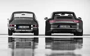   Porsche 911 Carrera 4S Coupe 2013 and Porsche 911 2.0 Coupe 1964