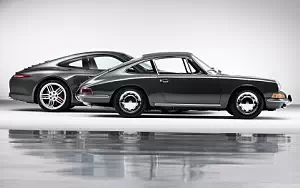   Porsche 911 Carrera 4S Coupe 2013 and Porsche 911 2.0 Coupe 1964