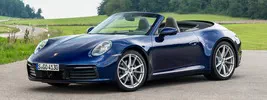 Porsche 911 Carrera Cabriolet (Gentian Blue Metallic) - 2019