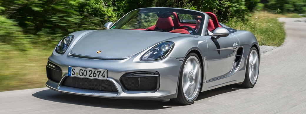   Porsche Boxster Spyder - 2015 - Car wallpapers