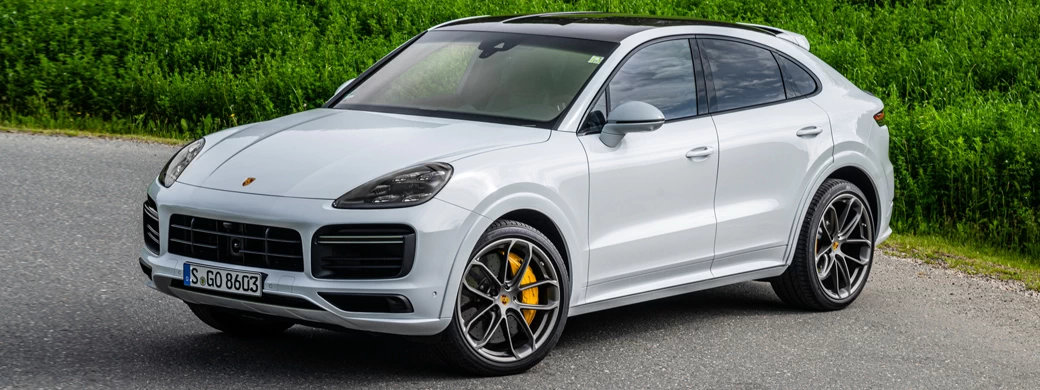   Porsche Cayenne Turbo Coupe (Carrara White Metallic) - 2019 - Car wallpapers