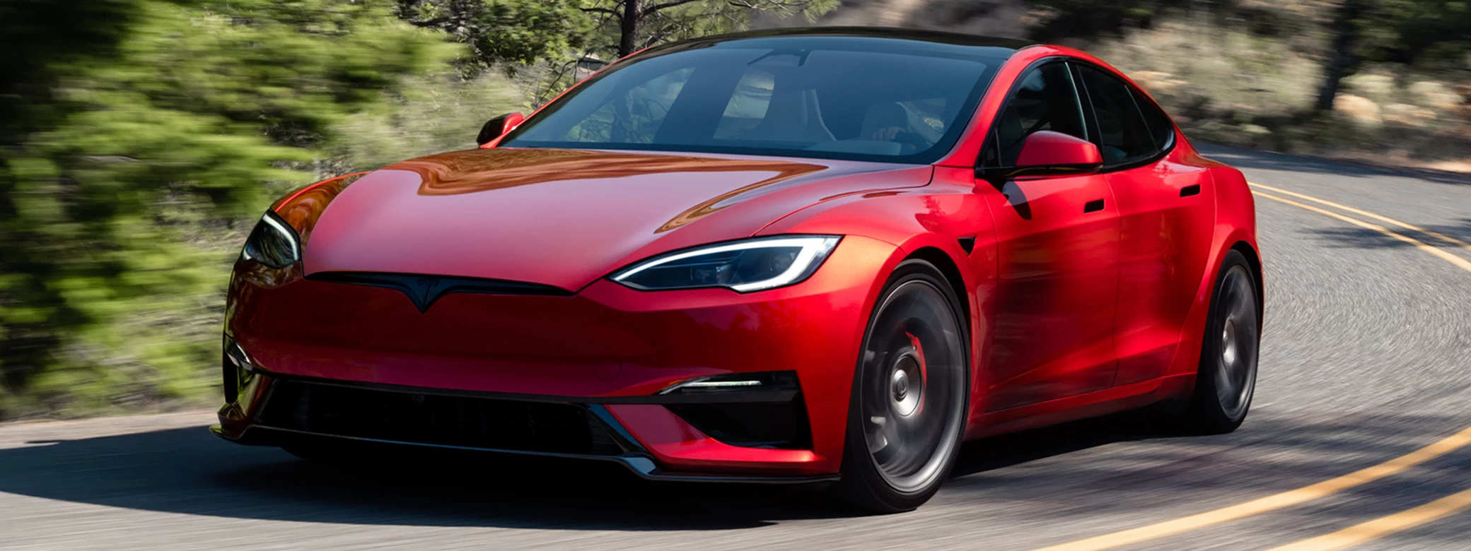 ���� ���������� Tesla Model S Plaid - 2025 - Car wallpapers