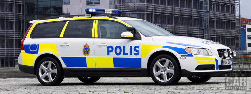   Volvo V70 Police - 2008 - Car wallpapers